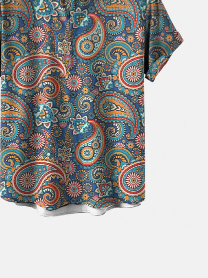 Paisley Print Multicolor Shirt